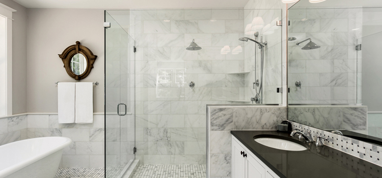 bathroom shower door installation in Fort Lauderdale